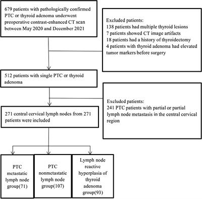 Preliminary study on CT contrast-enhanced radiomics for predicting central cervical lymph node status in patients with thyroid nodules